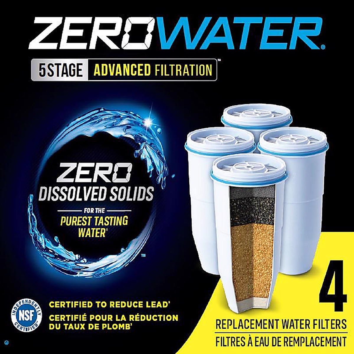 Zero Water ZR-006 Replacement Filter 4/Pack