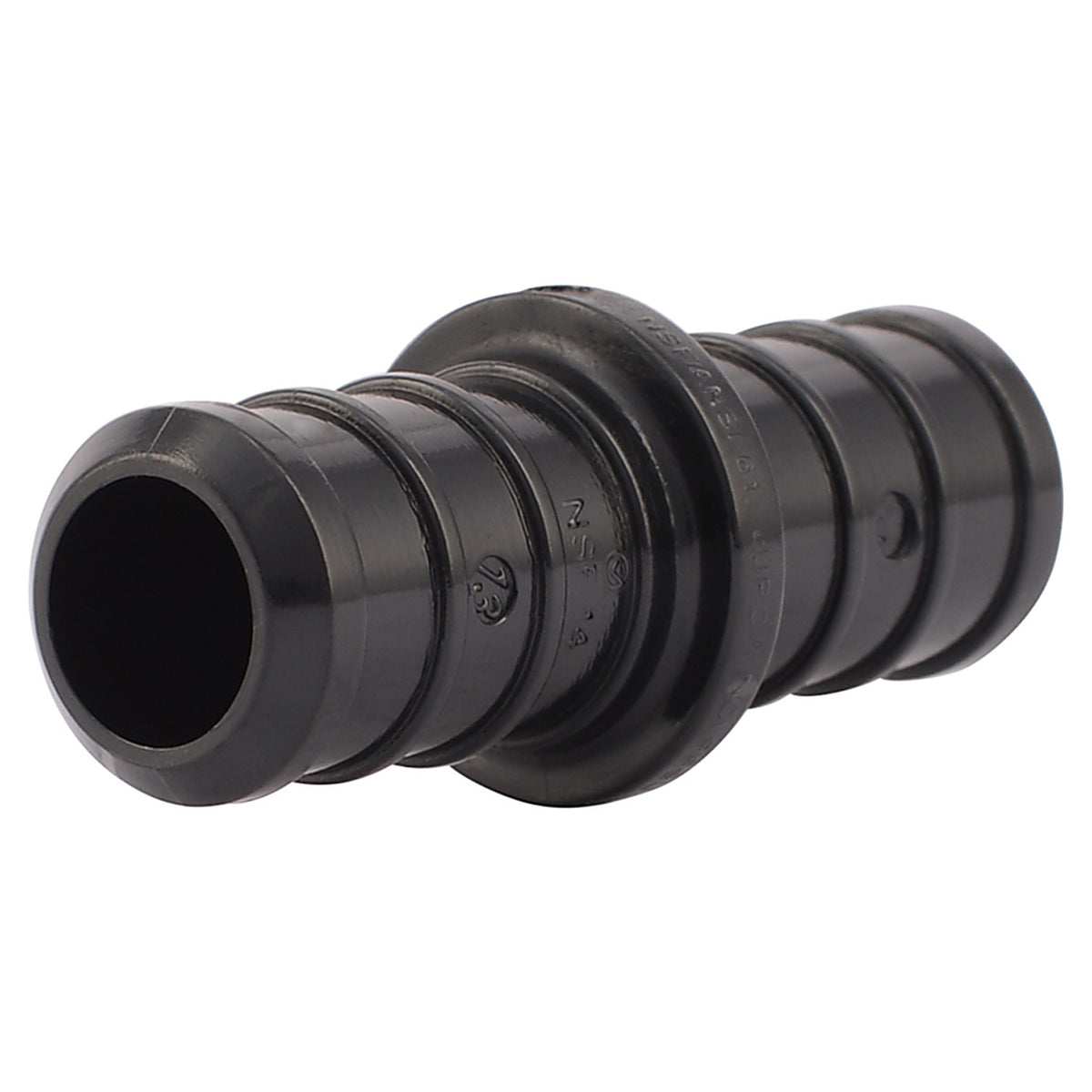 Sharkbite UP008A5 1/2 in. Barb x 1/2 in. Dia. Barb Plastic Coupling