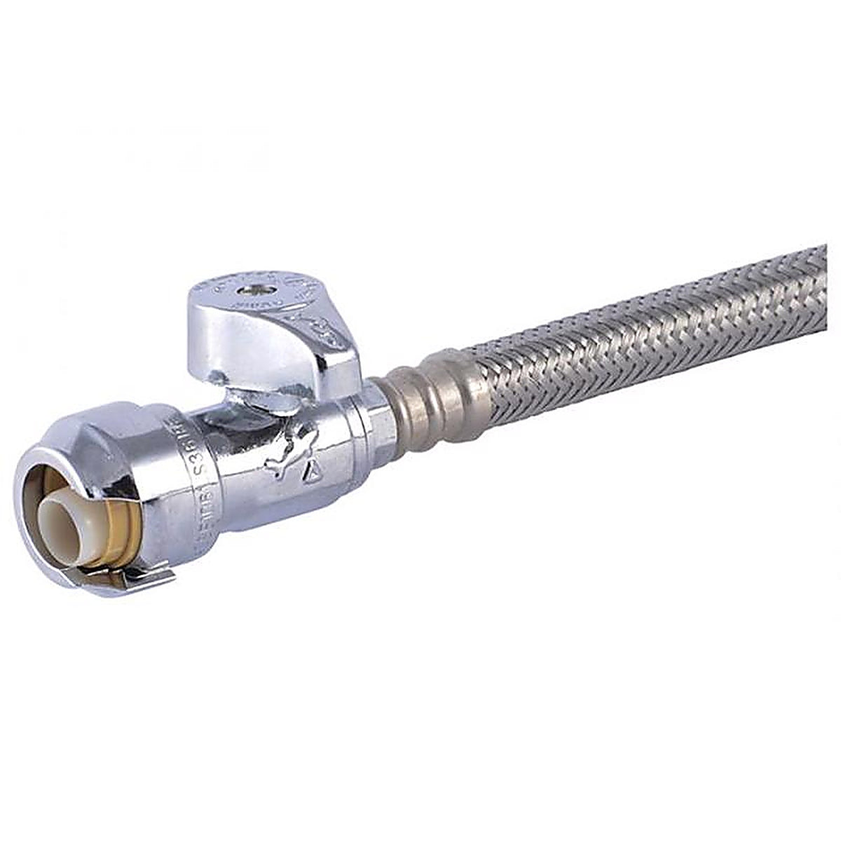 Sharkbite 24657Z 1/2 in. PTC x 1/2 in. Dia. PTC 20 in. Brass Connector