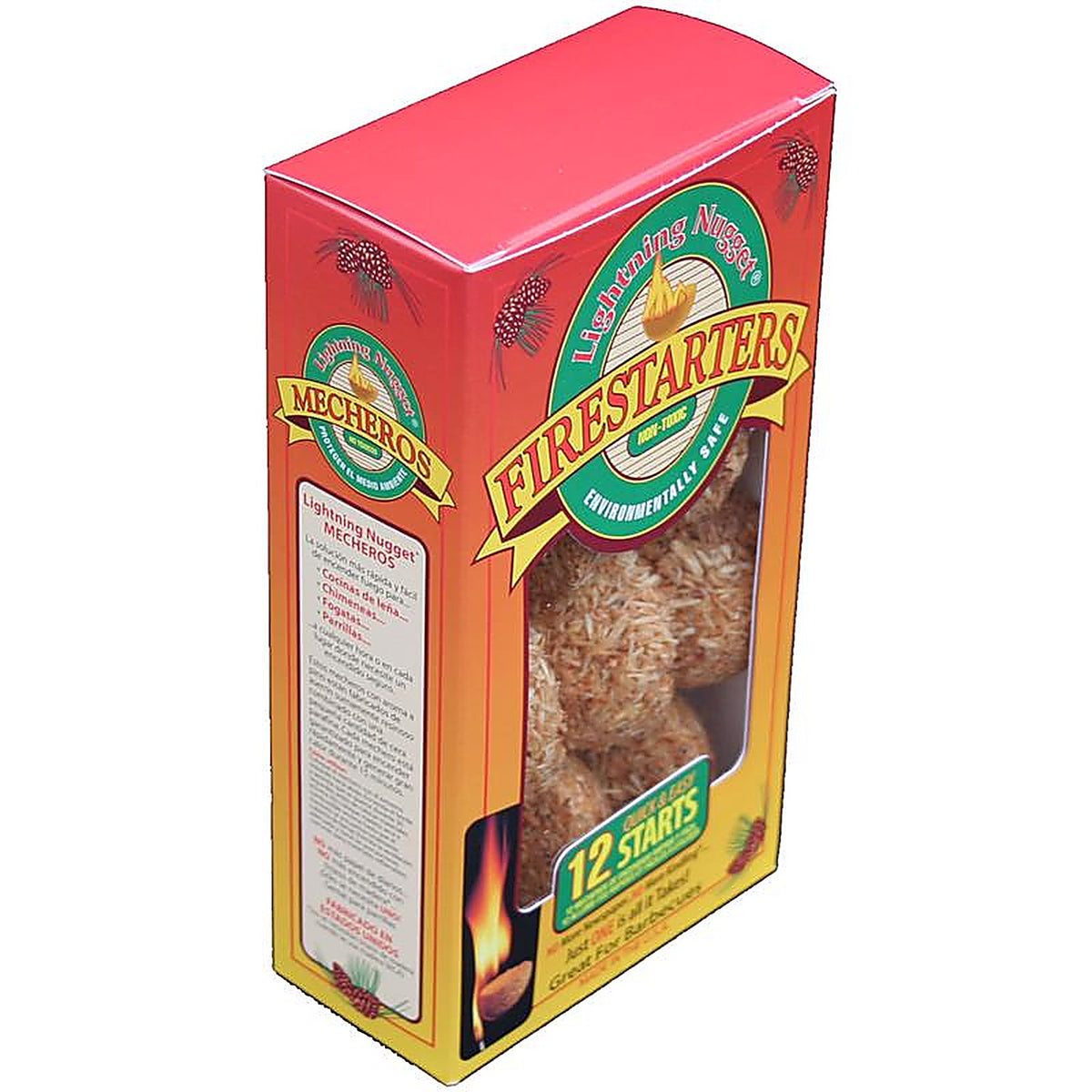 Lightning Nuggets N12EB2PK Natural Pine Fire Starter 12/Pack