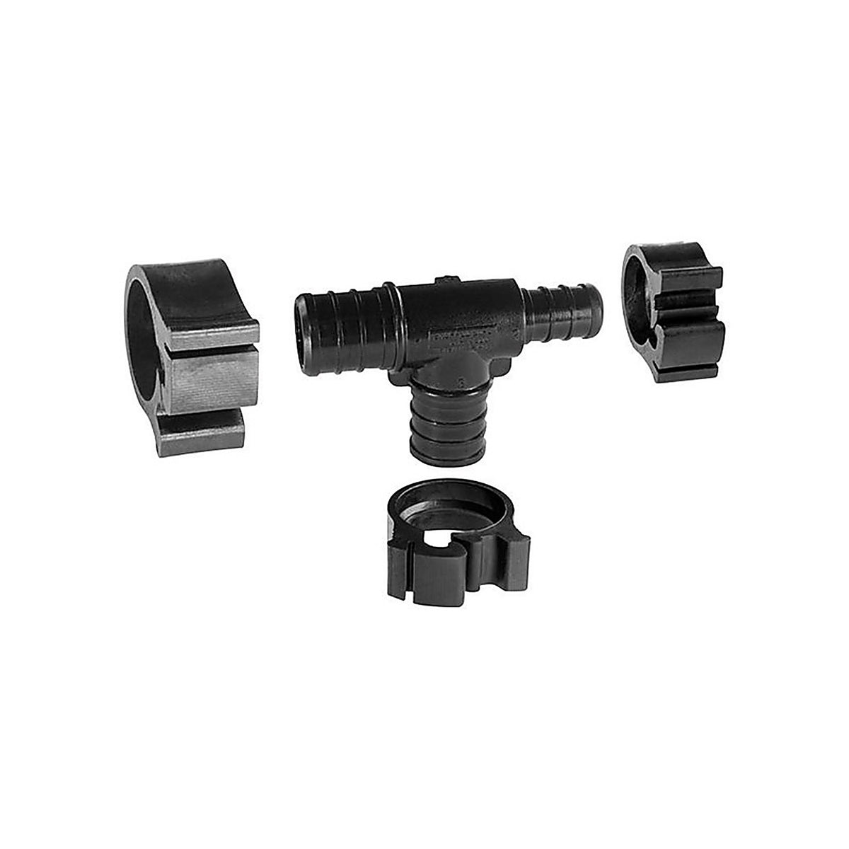 Flair-It 30825 PEXLock 3/4 in. PEX x 1/2 in. Dia. PEX Reducing Coupling with Clamps