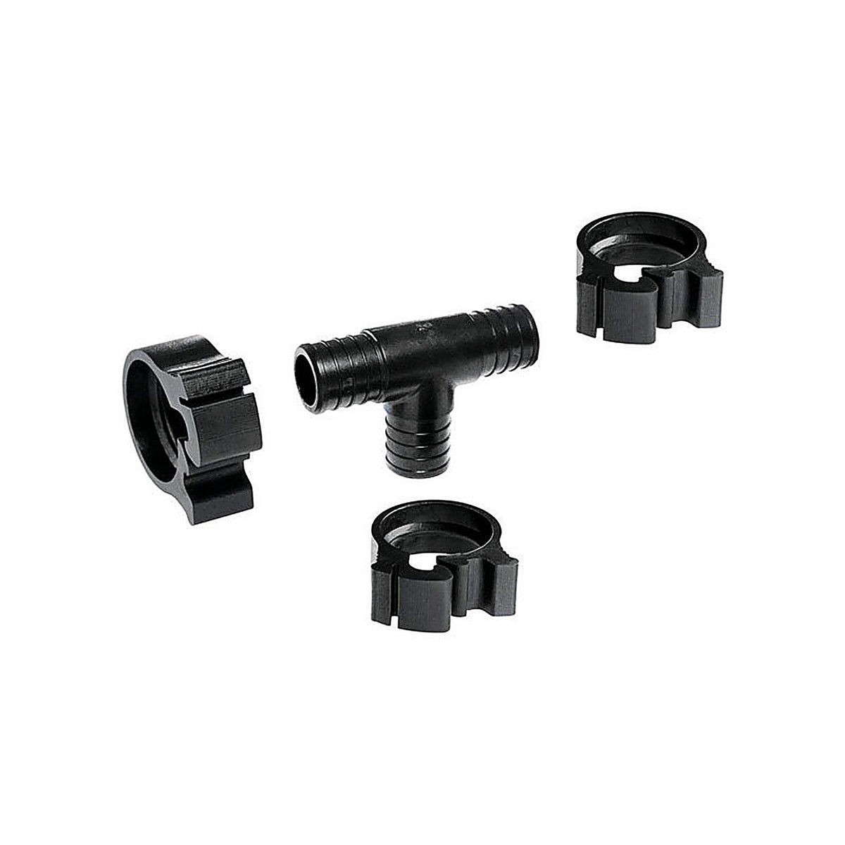 Flair-It 30769 PEXLock 1 in. PEX x 1 in. Dia. PEX Tee with Clamps