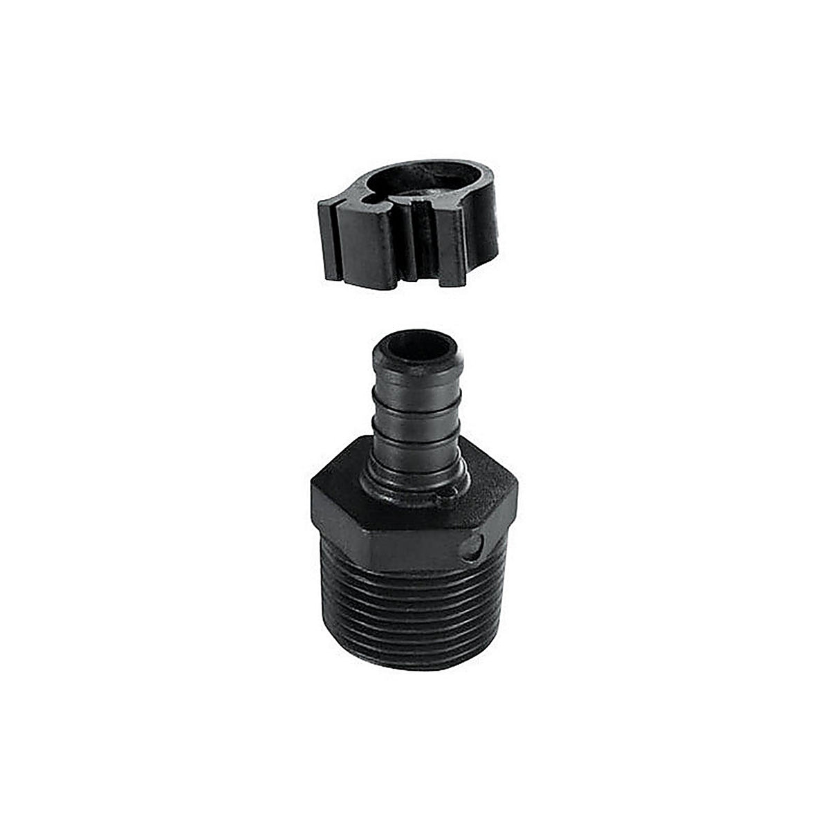 Flair-It 30868 PEXLock 1/2 in. PEX x 3/4 in. Dia. MPT Adapter with Clamp