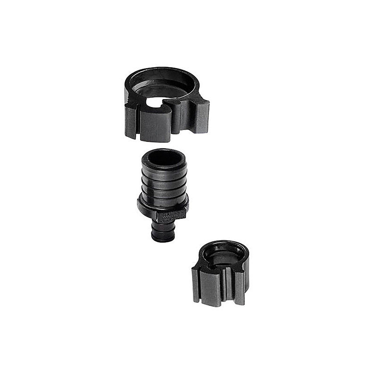 Flair-It 30772 PEXLock 1 in. PEX x 1/2 in. Dia. PEX Reducing Coupling with Clamps
