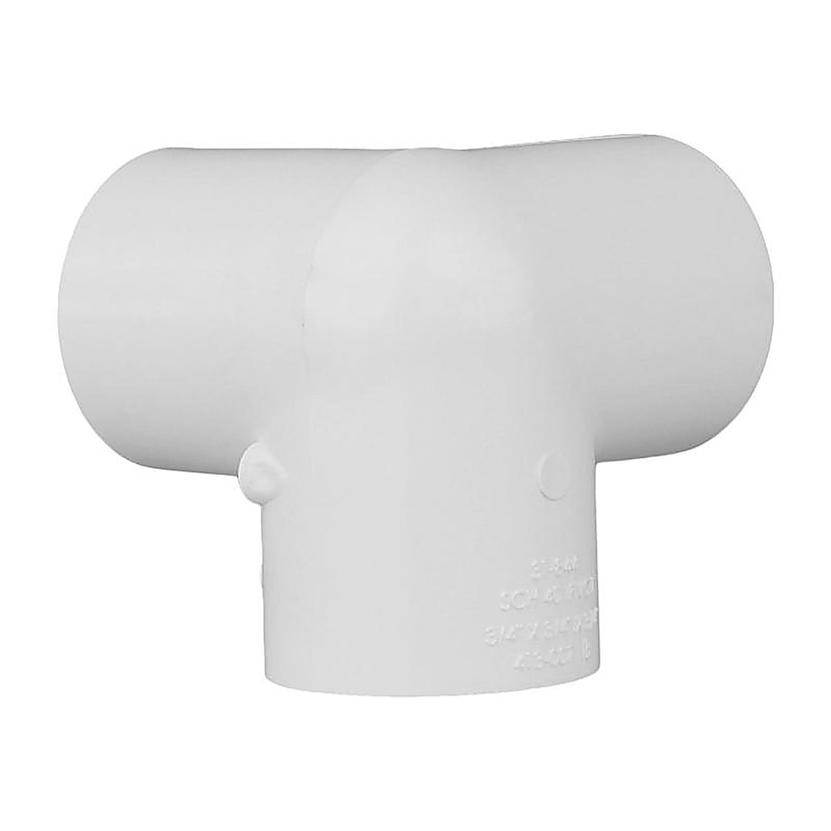 Charlotte Pipe PVC 02510 0600 Schedule 40 1/2 in. Slip x 1/2 in. Dia. Slip PVC Side Outlet Elbow