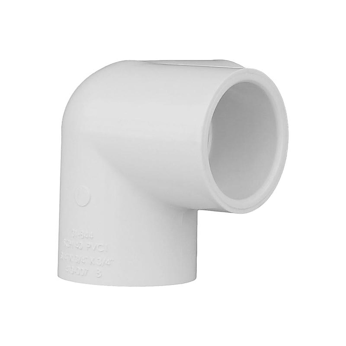 Charlotte Pipe PVC 02510 0600 Schedule 40 1/2 in. Slip x 1/2 in. Dia. Slip PVC Side Outlet Elbow