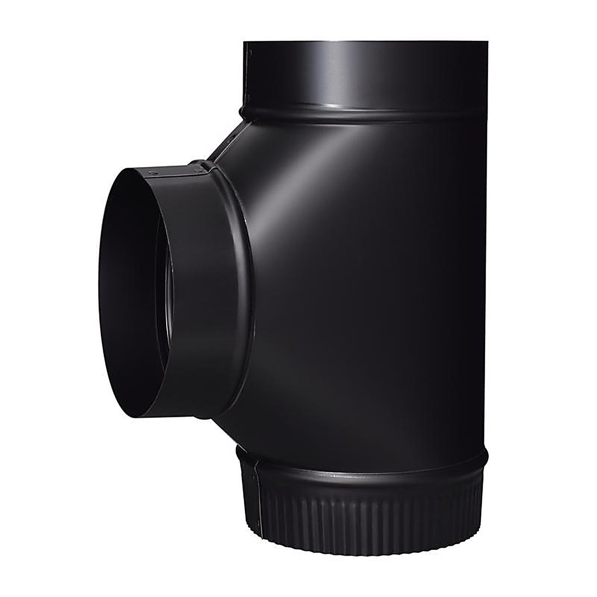 Imperial BM0083 6 in. x 6 in. x 6 in. Metal Stove Vent Single Tee