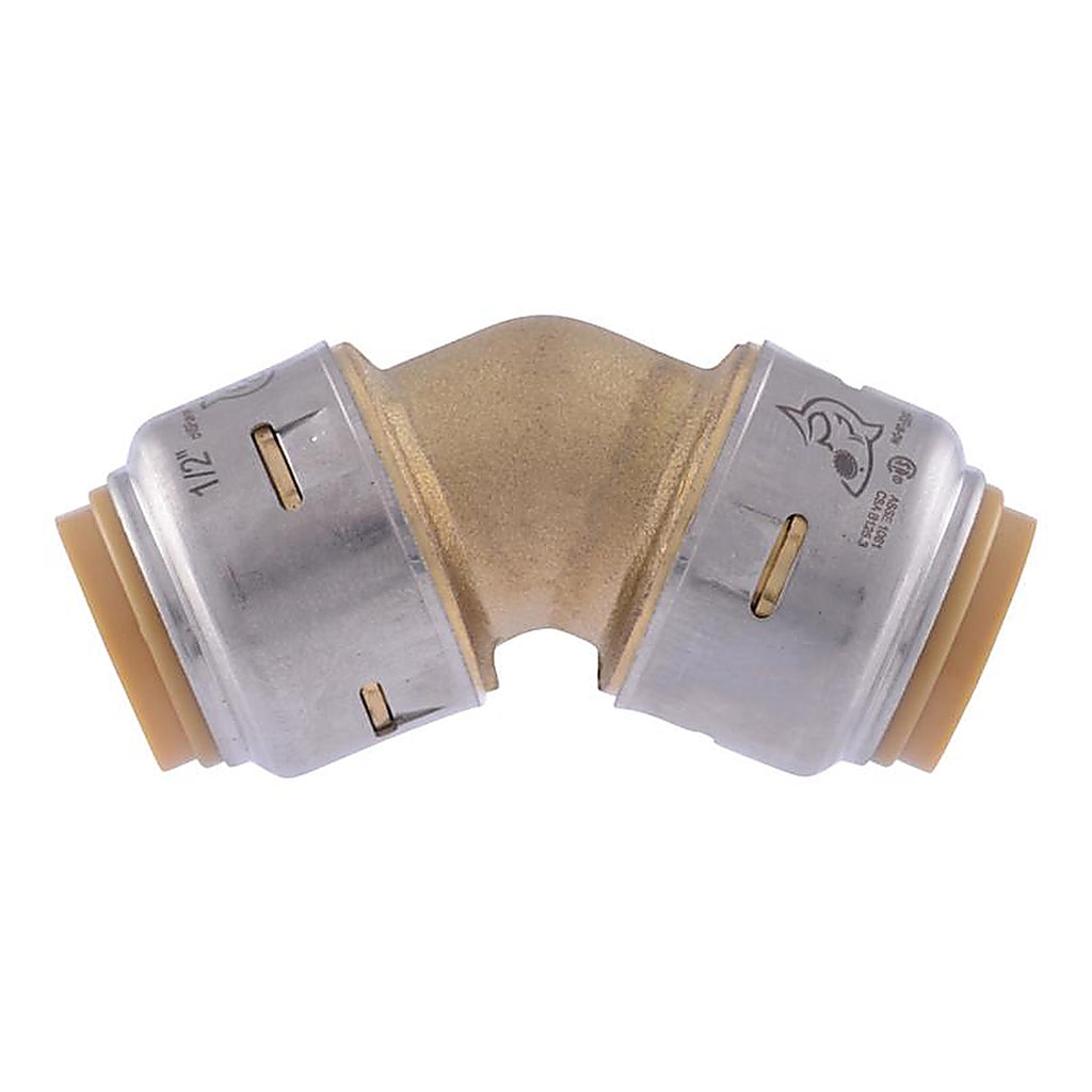 Sharkbite U648LFA Push to Connect 1/2 in. 1/2 in. Dia. 45 Degree Elbow