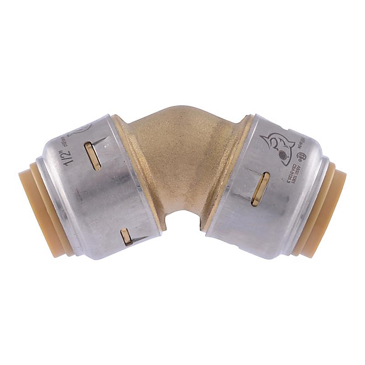 Sharkbite U648LFA Push to Connect 1/2 in. 1/2 in. Dia. 45 Degree Elbow