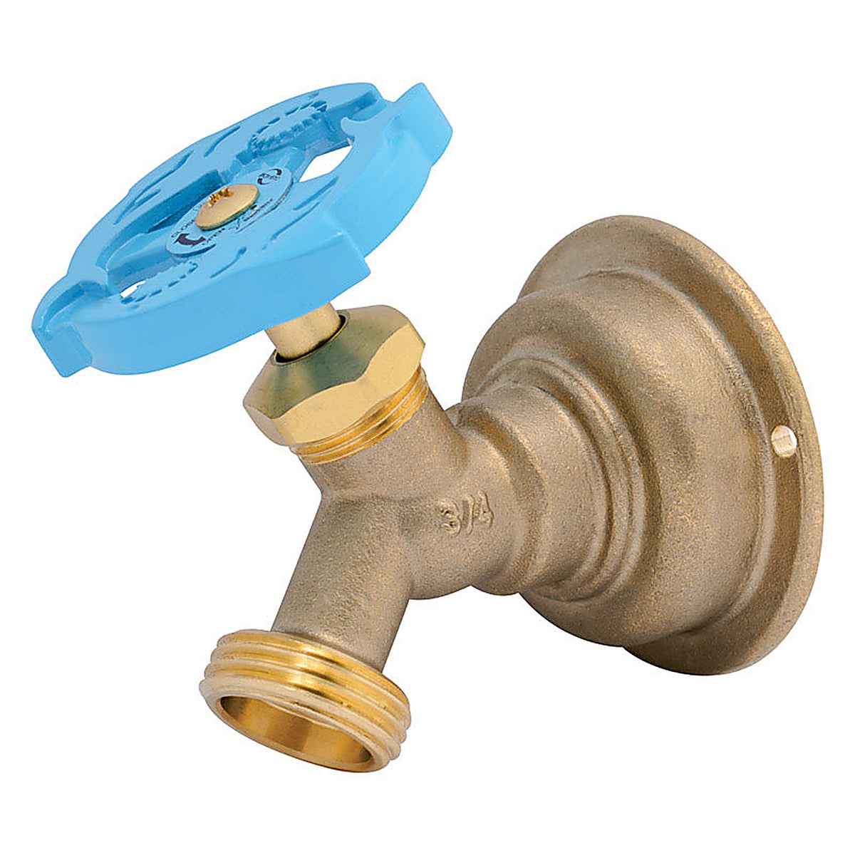Sharkbite 24633LF Push to Connect MHT x 3/4 in. Dia. x 3/4 in. 3/4 in. MHT Hose Bibb 3/4 in.