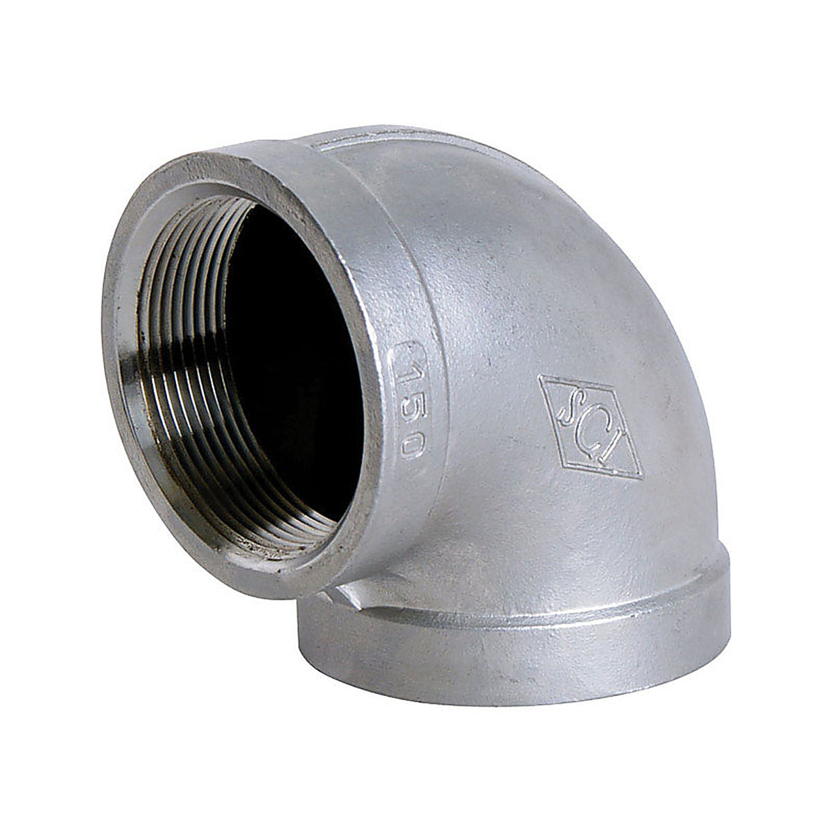 Smith-Cooper 4638100460 1-1/4 in. FPT x 1-1/4 in. Dia. FPT Stainless Steel 90 Degree Elbow