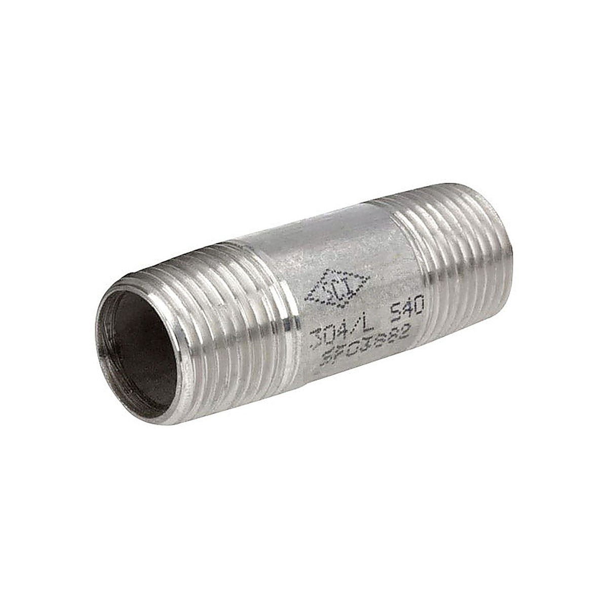 Smith-Cooper 4632101820 1 in. MPT x 2-1/2 in. L Stainless Steel Nipple