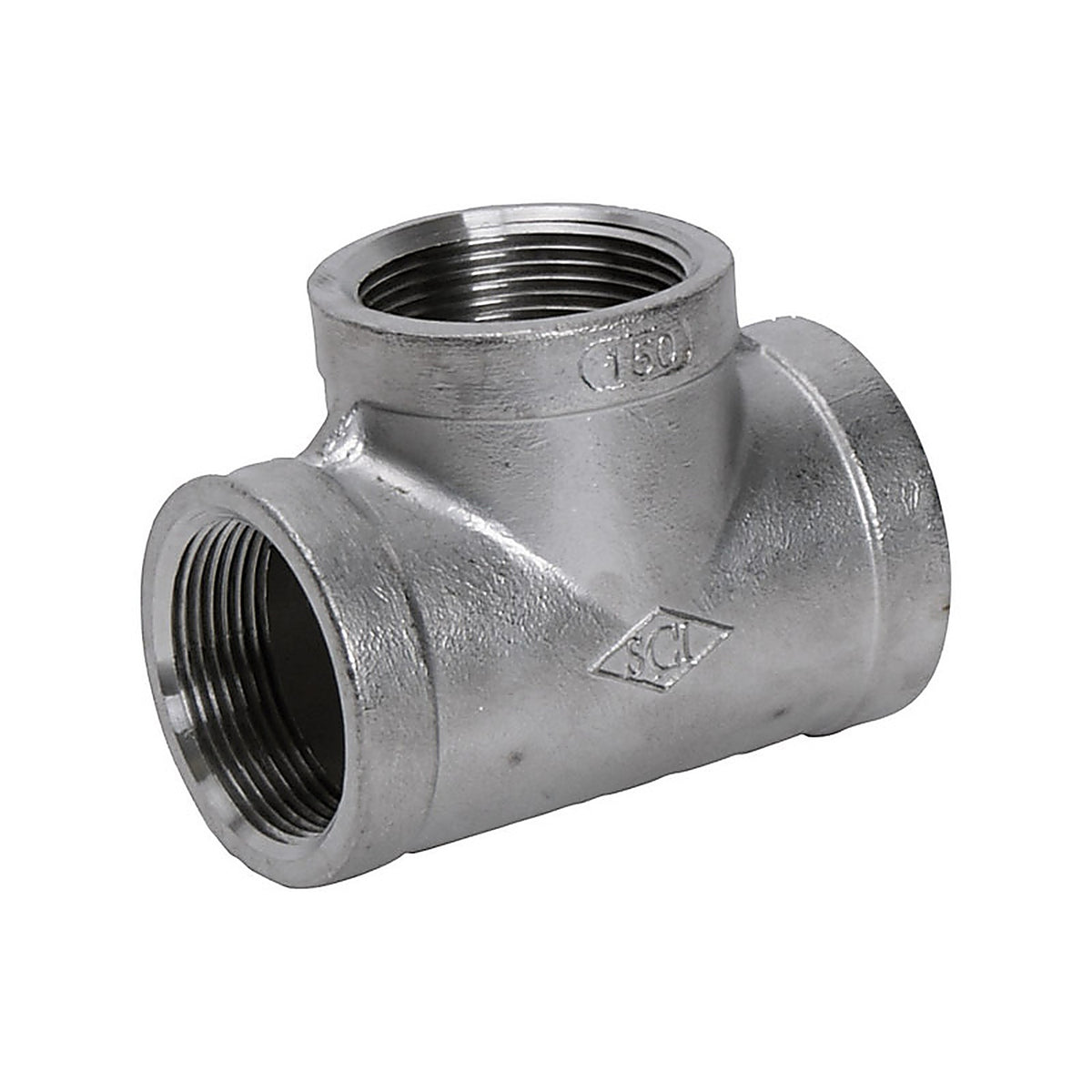 Smith-Cooper 4638102450 1 in. FPT x 1 in. Dia. FPT Stainless Steel Tee