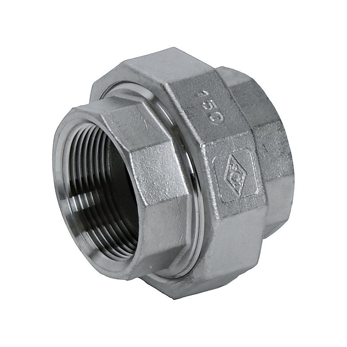 Smith-Cooper 4638102650 1 in. FPT x 1 in. Dia. FPT Stainless Steel Union