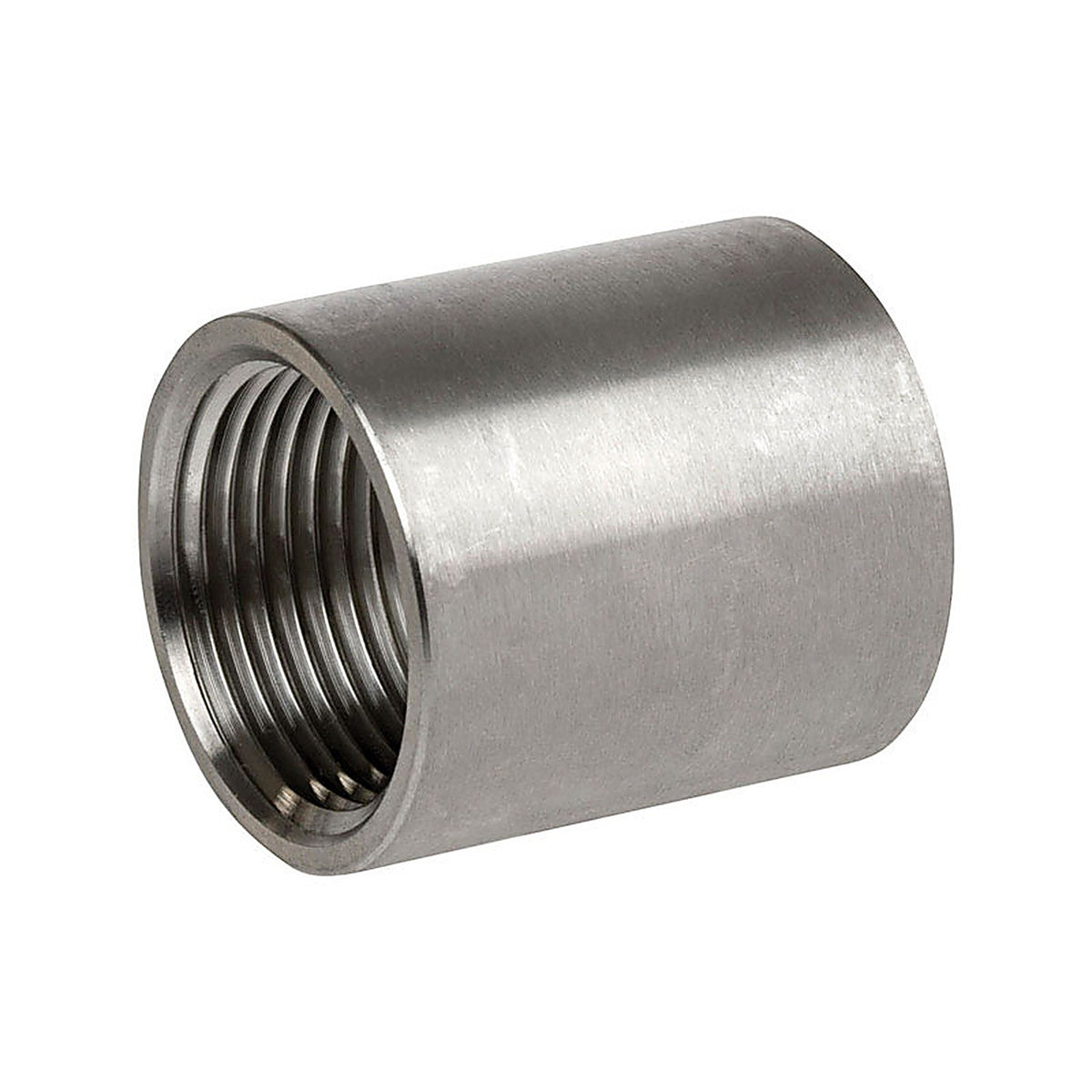 Smith-Cooper 4638100260 1-1/4 in. FPT x 1-1/4 in. Dia. FPT Stainless Steel Coupling