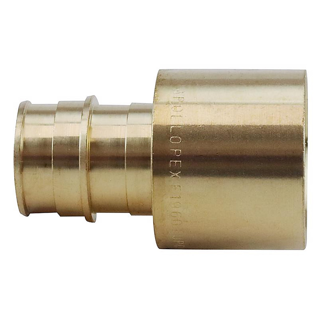 Apollo EPXFS341 Pex A 3/4 in. Expansion PEX x 1 in. Dia. PEX Brass Female Adapter
