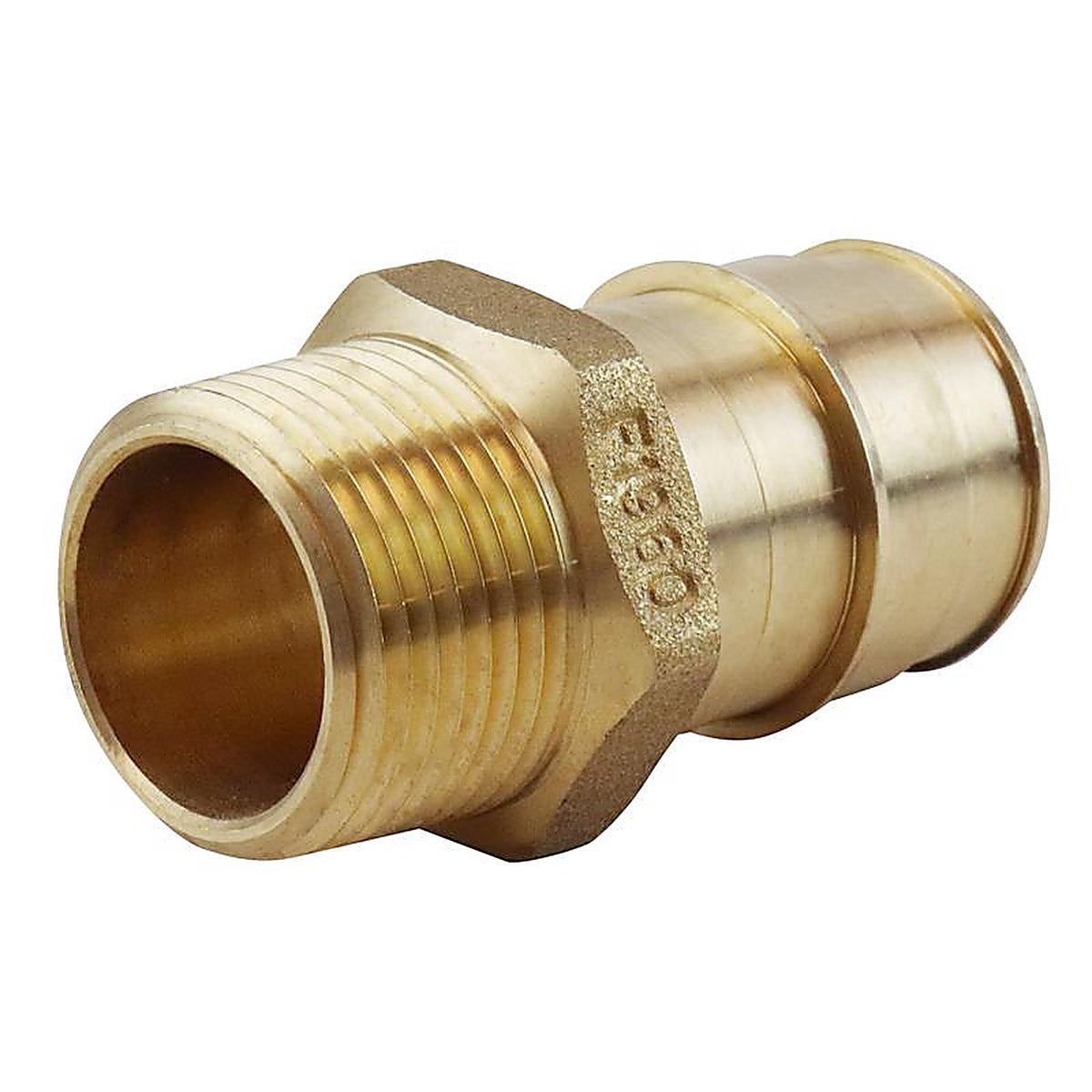Apollo EPXMA3412 Pex A 3/4 in. PEX x 1/2 in. Dia. MPT Brass Male Adapter