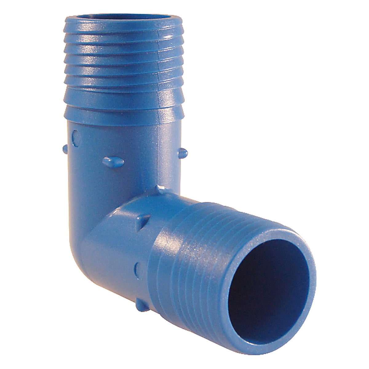 Blue Twister ABTE114 1-1/4 in. Insert x 1-1/4 in. Dia. Insert Acetal Elbow