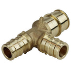 Apollo EPXT341212 Pex A 3/4 in. PEX Barb x 1/2 in. Dia. PEX Brass Tee