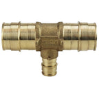 Apollo EPXT1112 Pex A 1/2 in. PEX Barb x 1 in. Dia. PEX Brass Tee