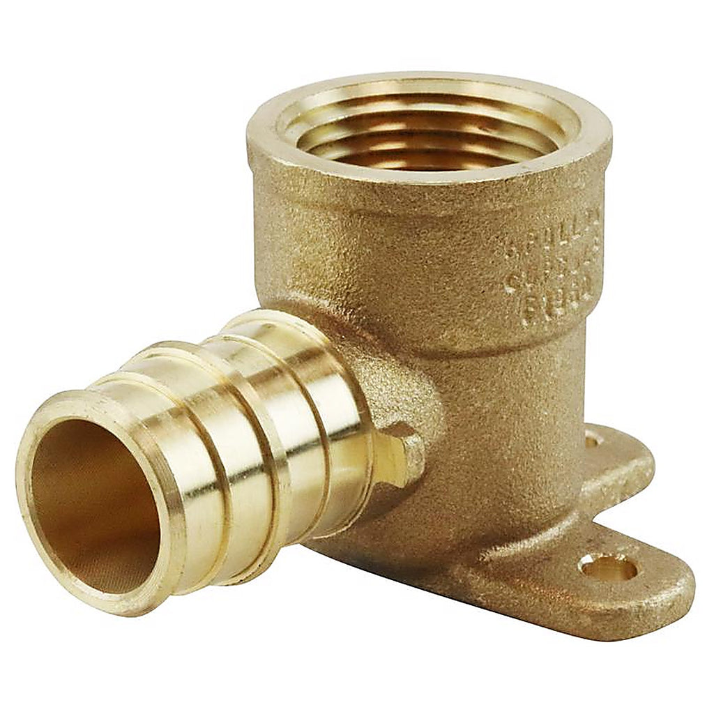 Apollo EPXDEE34 Pex A 3/4 in. PEX x 3/4 in. Dia. FPT Brass Drop Ear Elbow