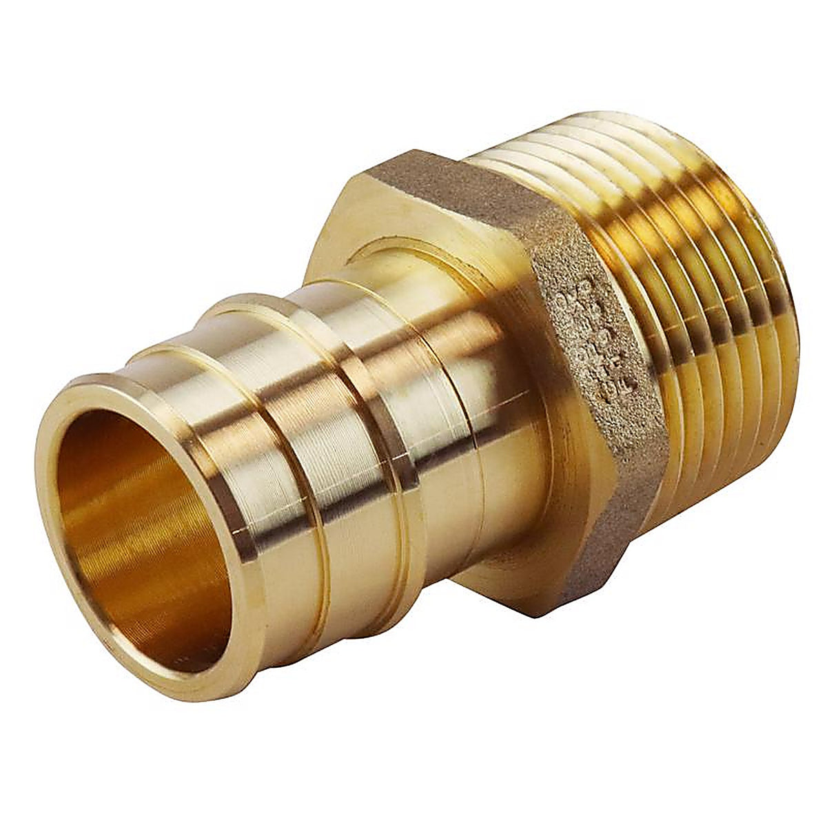 Apollo EPXMA11 Pex A 1 in. PEX x 1 in. Dia. MPT Brass Male Adapter