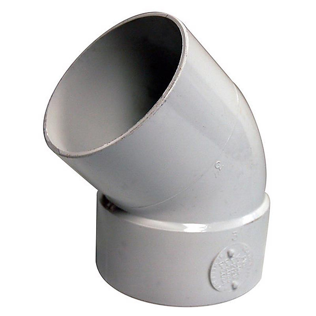 Plastic Trends P404 4 in. Hub x 4 in. Dia. Spigot PVC Elbow