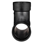 Charlotte Pipe ABS004480600 3 in. Hub x 3 in. Dia. Hub ABS Flush Cleanout Tee