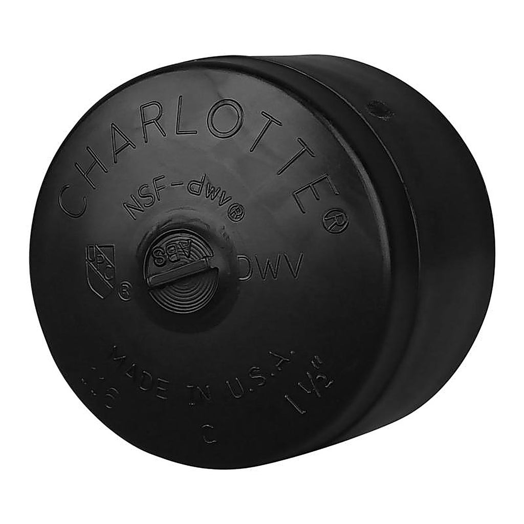 Charlotte Pipe ABS001160600 1-1/2 in. Socket Cap
