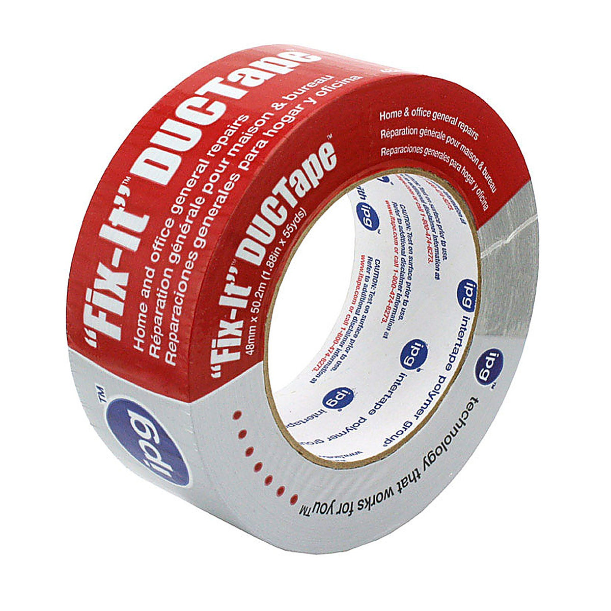 IPG 6900 Fix-It 1.88 in. W x 55 yd. L Silver Duct Tape