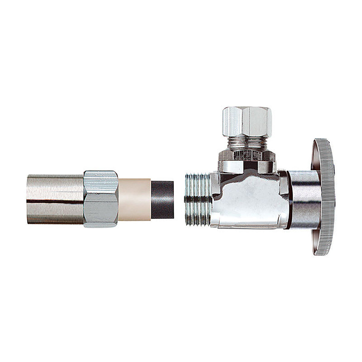 Plumb Pak PP32-1PCLF 1/2 in. Compression x 3/8 in. Compression Brass Angle Valve