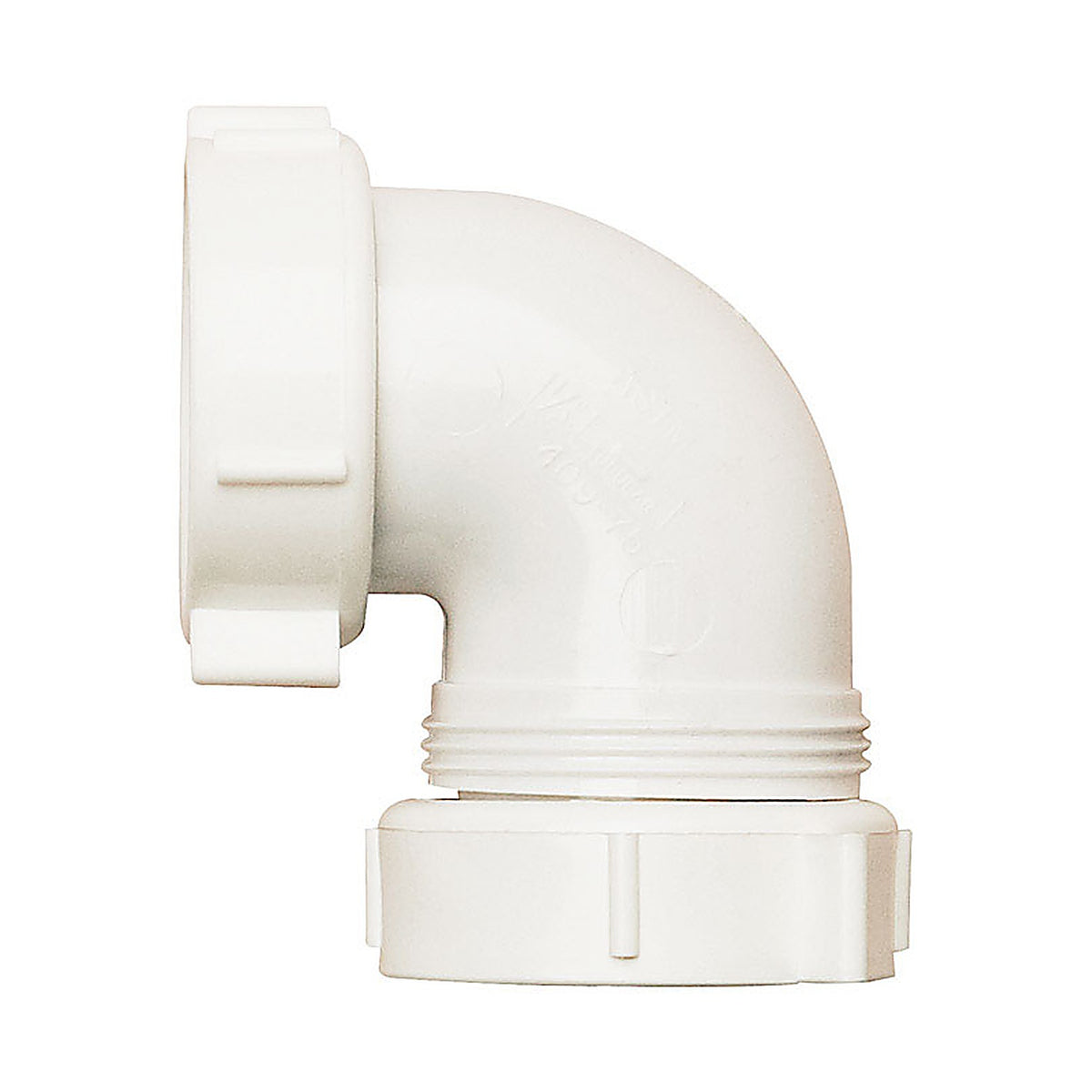 Plumb Pak PP66-10W 1-1/2 in. Dia. x 4-1/2 in. L Plastic 90 Degree Elbow
