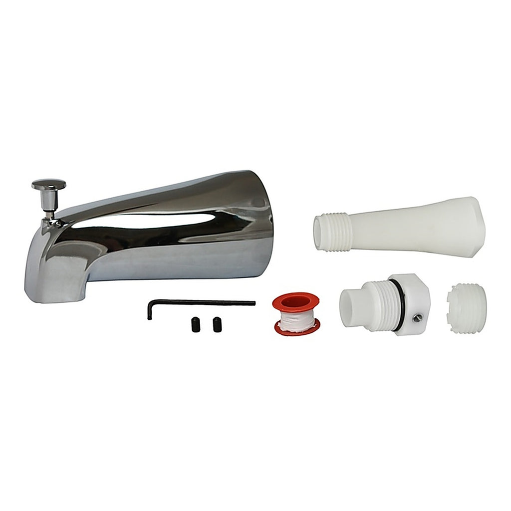 Plumb Pak PP825-35 1-Handle Chrome Plated Tub Spout