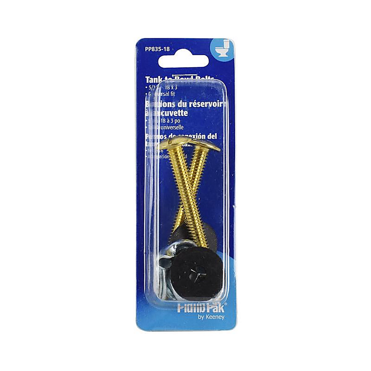 Plumb Pak PP835-18 Toilet Tank Bolt Set