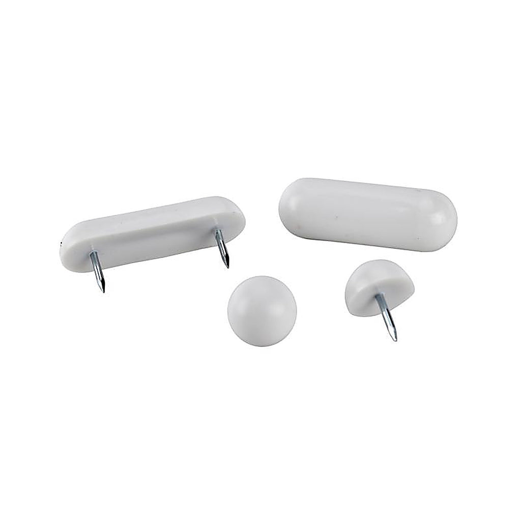 Plumb Pak PP835-25 Toilet Seat Bumper Set White For Universal