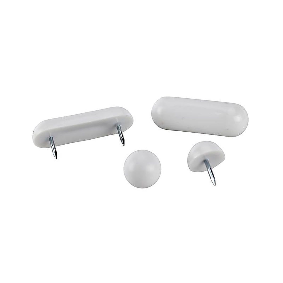 Plumb Pak PP835-25 Toilet Seat Bumper Set White For Universal