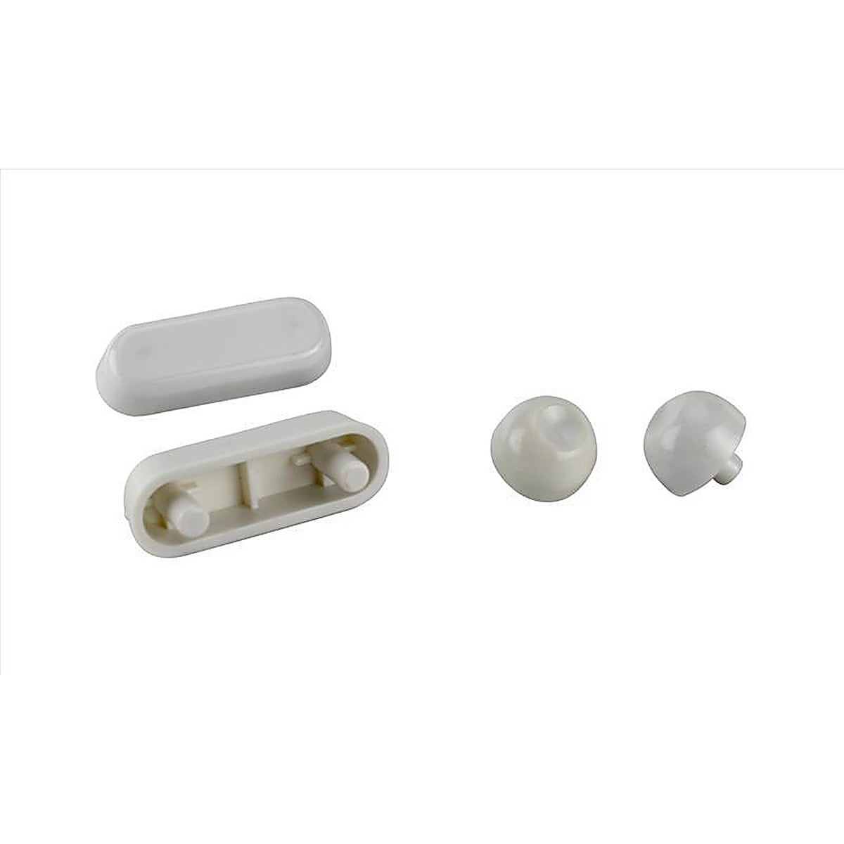 Plumb Pak PP836-41 Toilet Seat Bumpers White Plastic