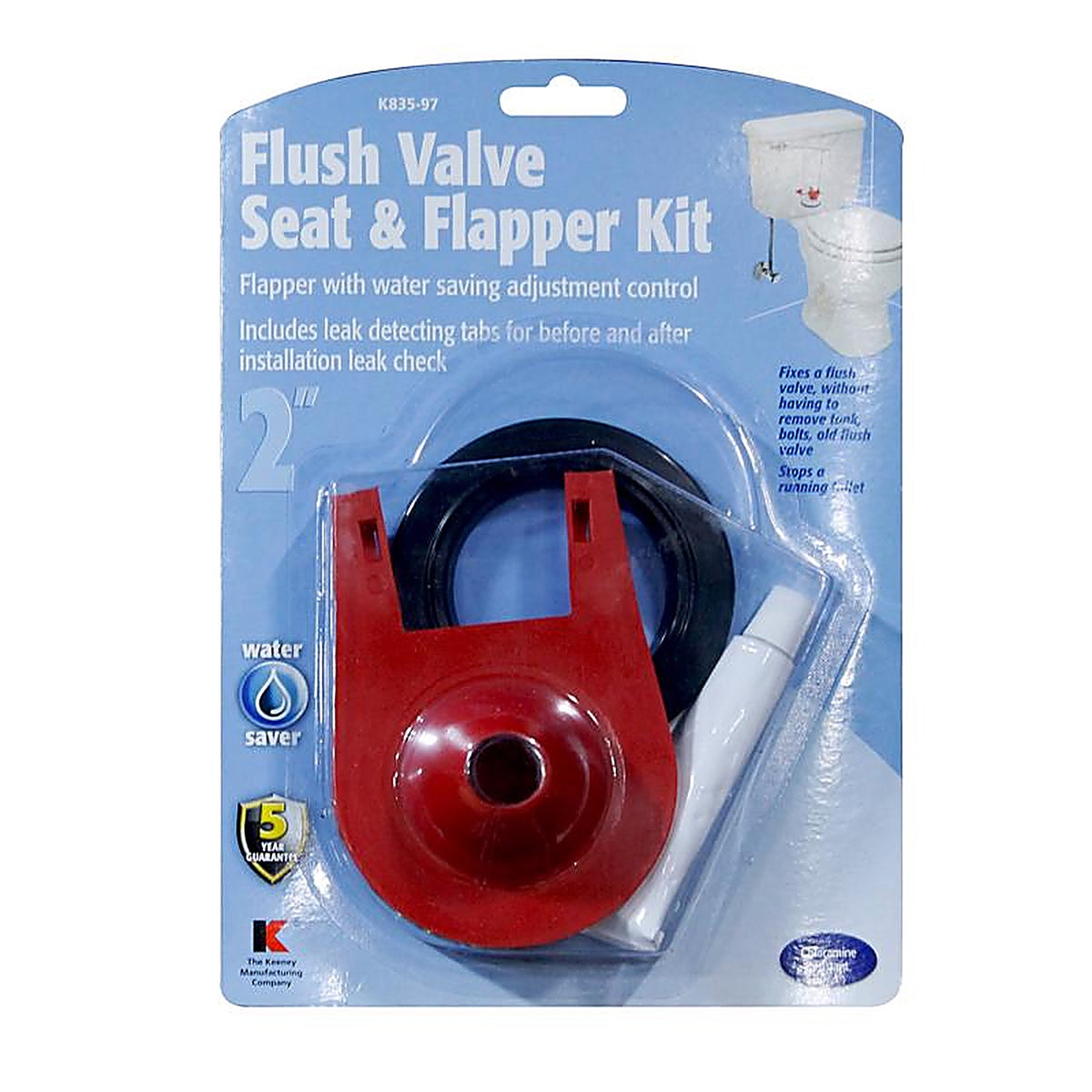 Keeney K835-97 Flush Valve Kit Plastic For Universal