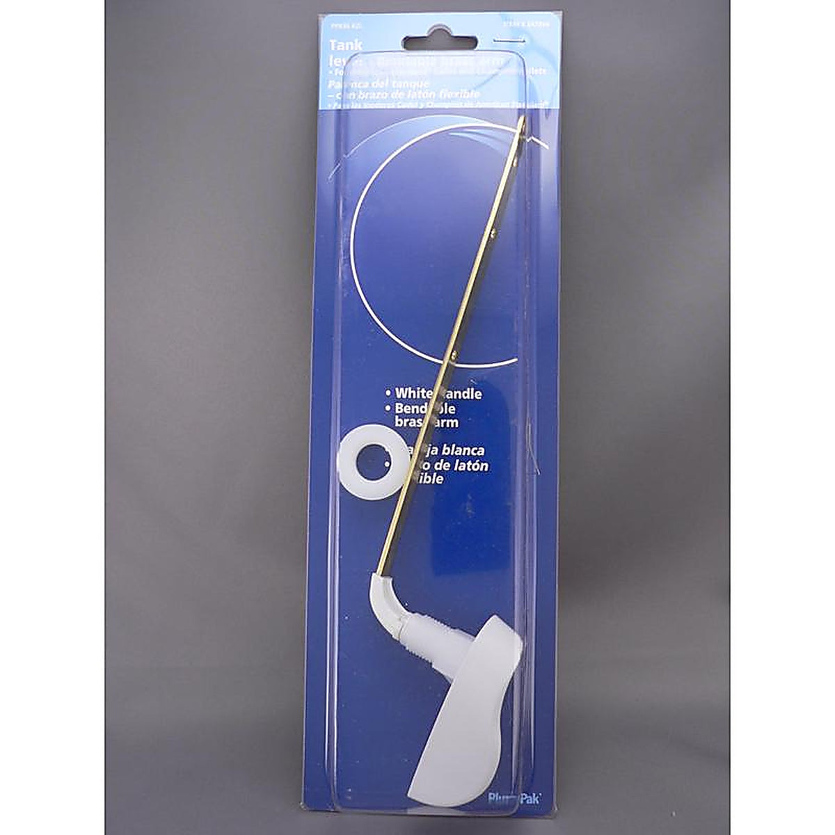 Plumb Pak PP836-62L Flush Lever White Chrome Plated Plastic For Universal