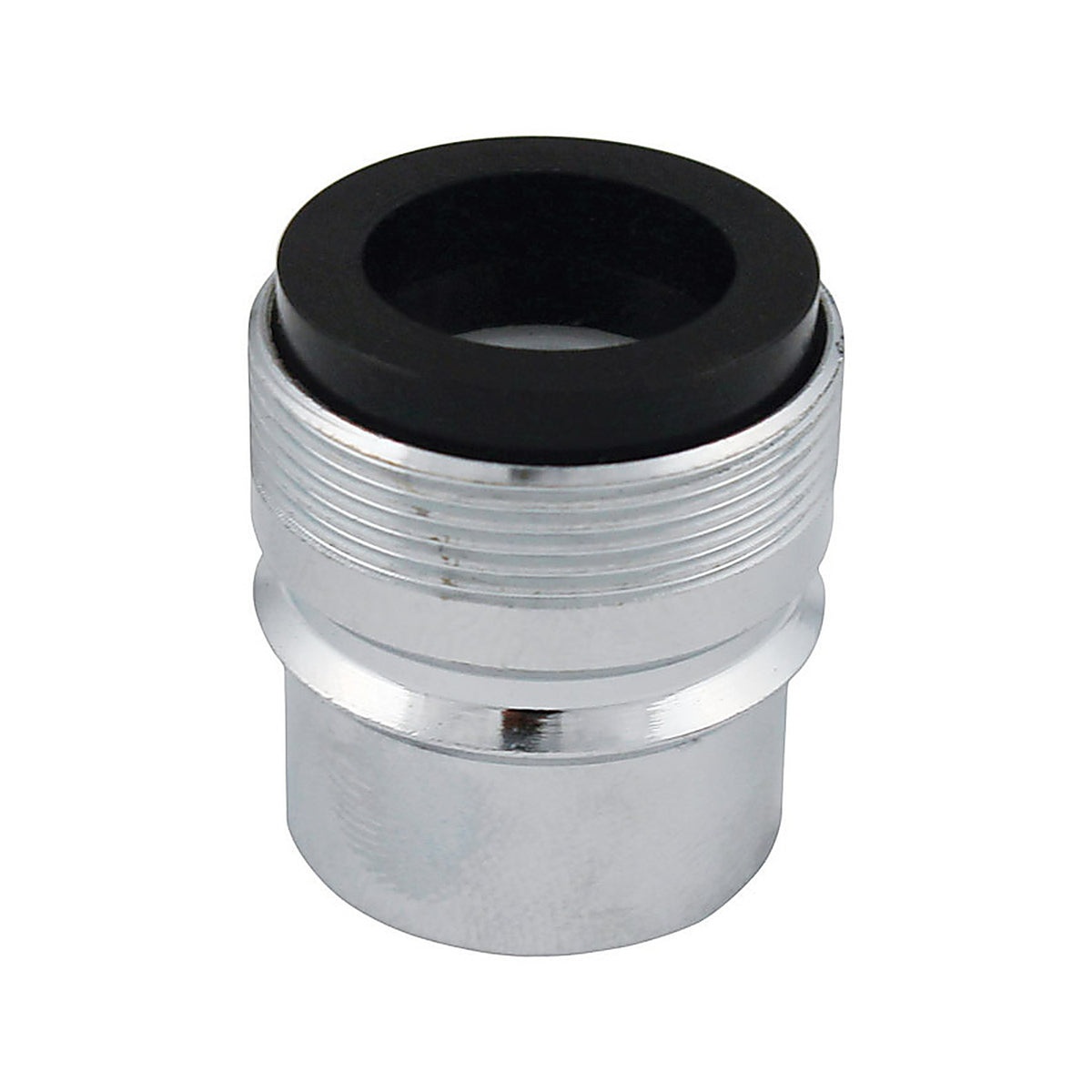 Plumb Pak PP800-3LF Dual Thread 15/16 in.-27M x 55/64 in.-27F Chrome Plated Dishwasher Adapter