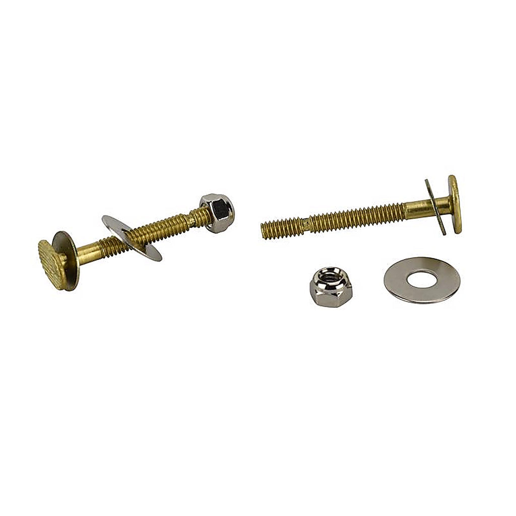 Plumb Pak PP830-49 Toilet Bolt Set Brass