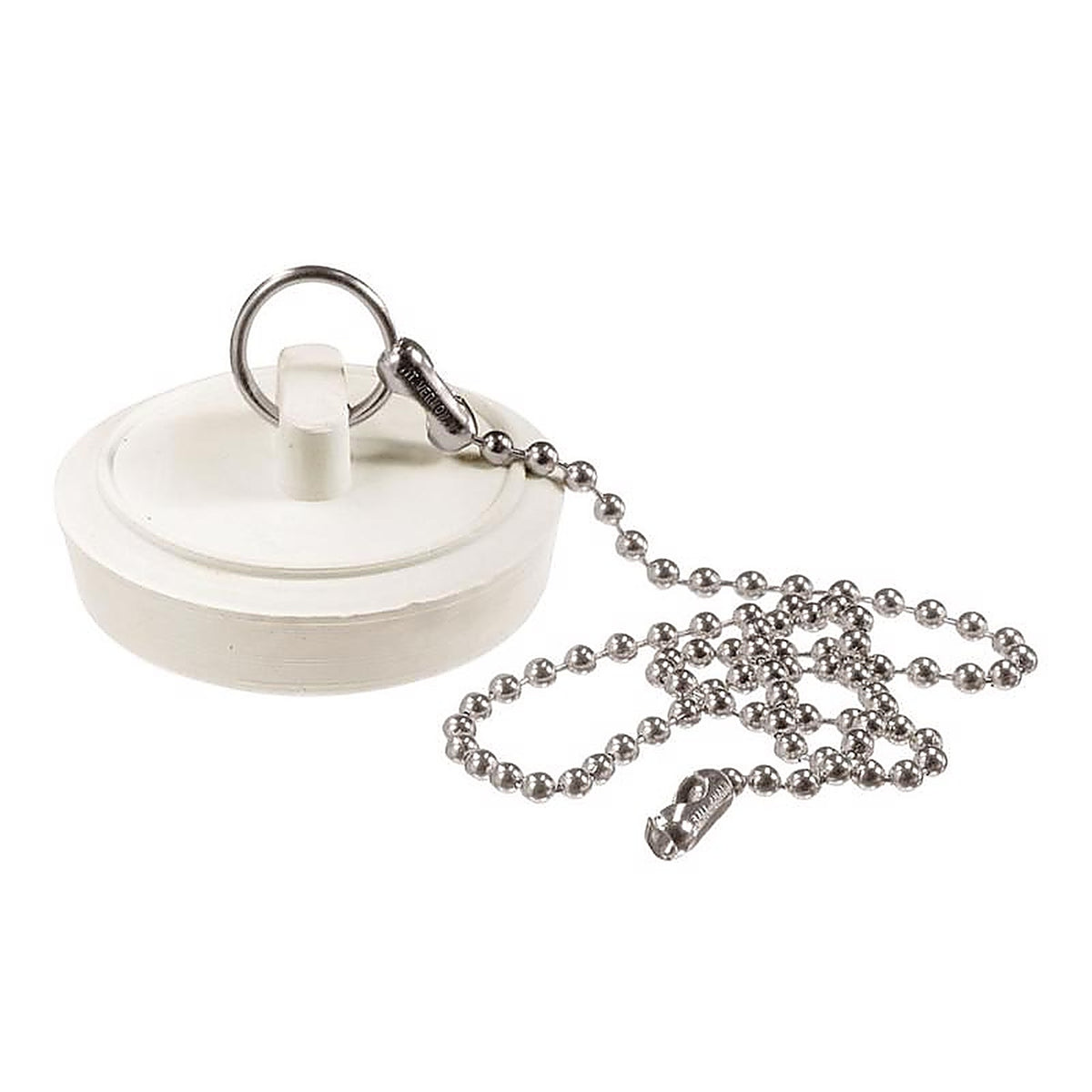 Plumb Pak PP820-7 1-3/4 in. Dia. White Rubber Drain Stopper