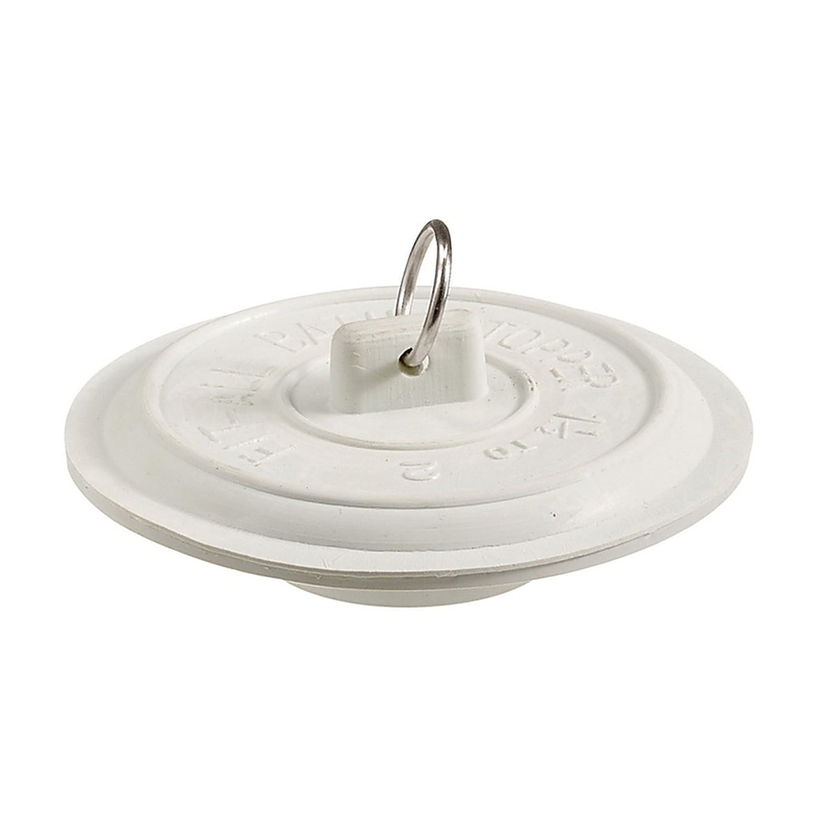 Plumb Pak PP820-4 2 in. Dia. White Rubber Tub Stopper