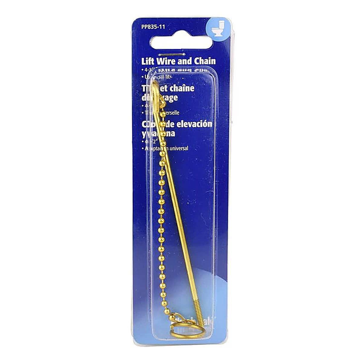 Plumb Pak PP835-11 Lift Wire and Chain Gold Brass For Universal