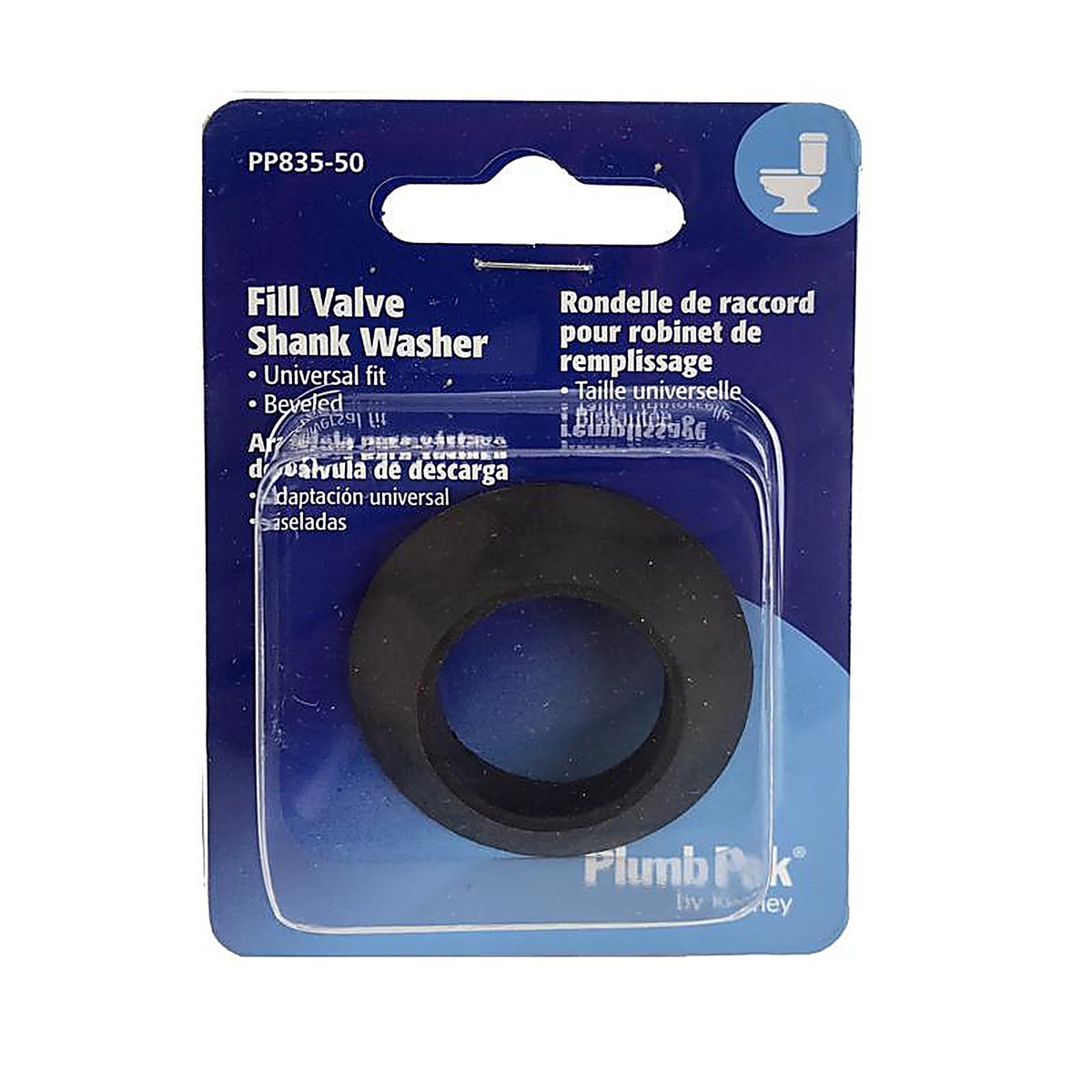 Plumb Pak PP835-50 Ballcock Shank Washer Black Rubber For Universal