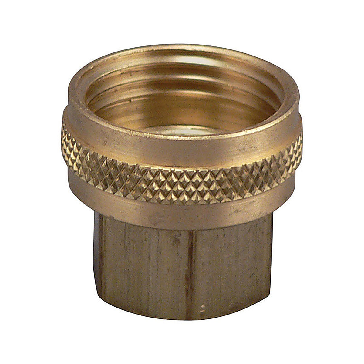 Plumb Pak PP850-65 Brass 1/2 in. Dia. x 3/4 in. Dia. Swivel Hose Adapter 1/Pack