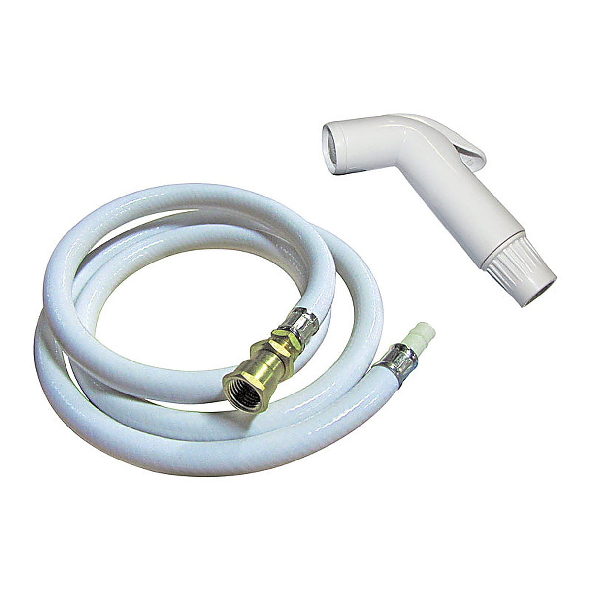 Plumb Pak PP815-8 White Faucet Sprayer with Hose
