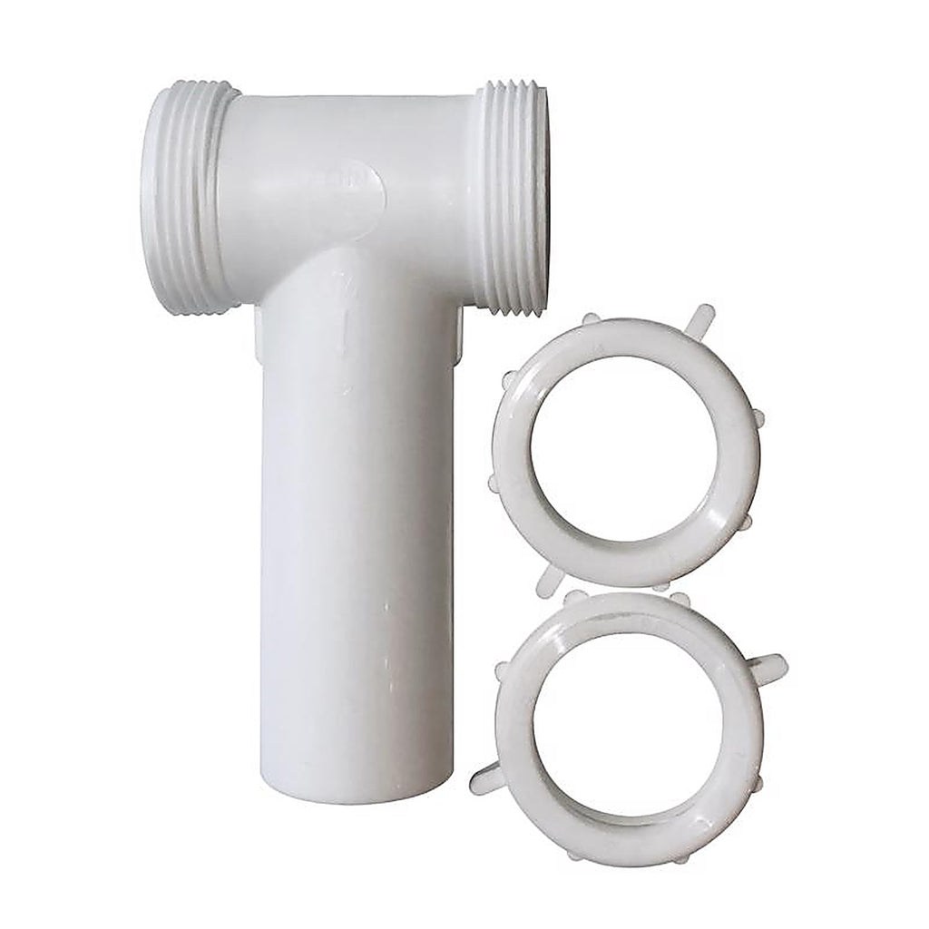 Plumb Pak PP66-7W 1-1/2 in. Dia. Plastic Tee and Tailpiece