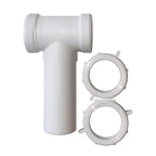 Plumb Pak PP66-7W 1-1/2 in. Dia. Plastic Tee and Tailpiece