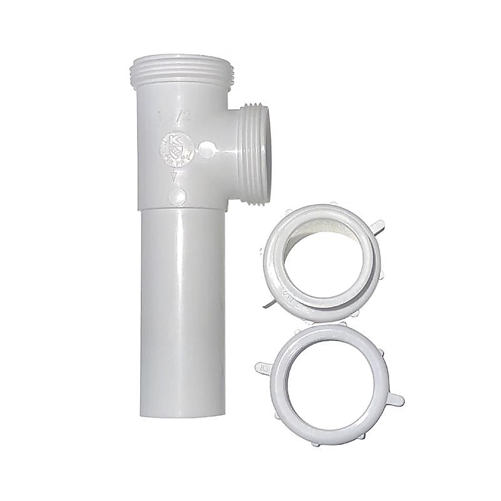 Plumb Pak PP66-8W 1-1/2 in. Dia. Plastic End Outlet Tee